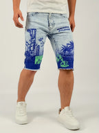 Short homme à imprimé graphique